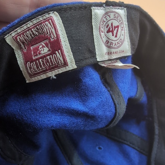 Milwaukee Brewers‎ American Needle Hat Cap Blue Yellow Men Fitted Large Wool MLB - Picture 8 of 10